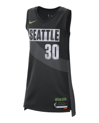 Женские джерси Seattle Storm Rebel Edition Nike Dri-FIT WNBA Victory Jersey