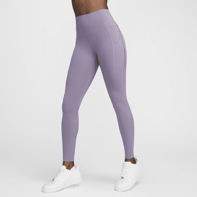 Leggings a tutta lunghezza a vita alta con tasche e sostegno medio Nike Universa – Donna