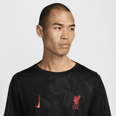 Liverpool FC Academy Pro Third Part superior de futbol Nike Dri-FIT per a abans del partit - Home