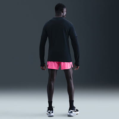 Shorts de correr Dri-FIT ADV de 13 cm con forro de ropa interior para hombre Nike Trail Second Sunrise