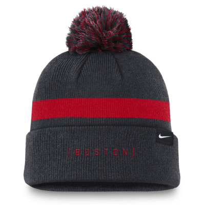 Boston Red Sox Hometown Peak Men's Nike MLB Cuffed Pom Beanie