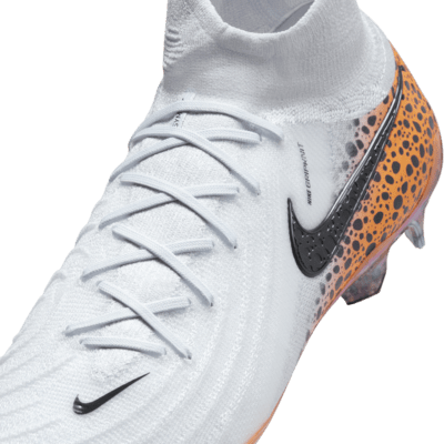 Nike Phantom Luna 2 Elite Electric high-top voetbalschoenen (stevige ondergrond)