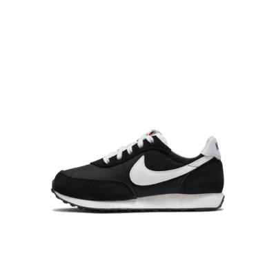 nike black trainers with white tick