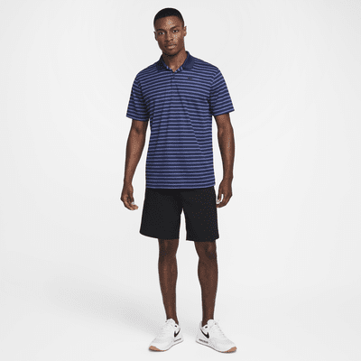 Nike Dri-FIT Victory csíkos, galléros férfi golfpóló