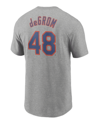 Nike / Men's New York Mets Jacob deGrom #48 Black T-Shirt