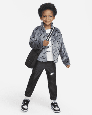 Nike Swoosh Essentials Full Zip Jacket Little Kids' Jacket. Nike JP