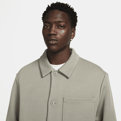 Chamarra tipo camisa oversized para hombre Nike Sportswear Tech Fleece Reimagined