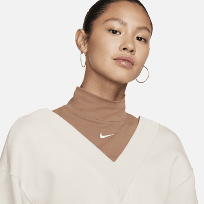 Nike Sportswear Phoenix Fleece Women's Oversized V-Neck Sweatshirt. Nike SG