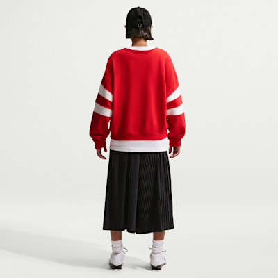 Nike Sportswear Club Fleece Women's Oversized V-Neck Sweatshirt