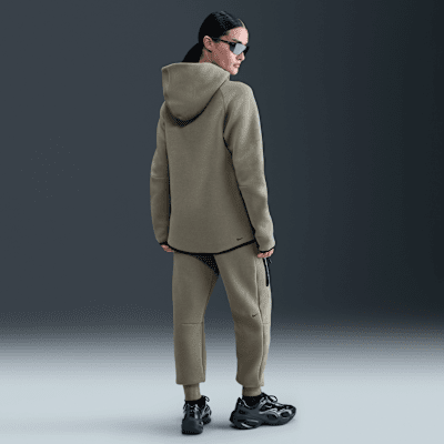 Nike Sportswear Tech Fleece Windrunner Tam Boy Fermuarlı Kadın Kapüşonlu Üst