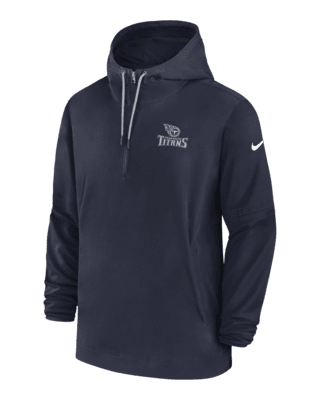 Football Fan Shop Officially Licensed NFL 1/2 Zip Pullover Hooded Jacket - Titans