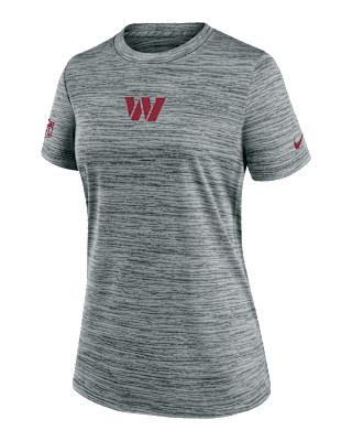 Женская футболка Washington Commanders Sideline Team Issue Velocity Nike Dri-FIT NFL