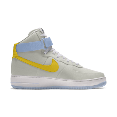 Custom Nike Air Force 1 Shadow Beige Yellow Womens/Mens 2022
