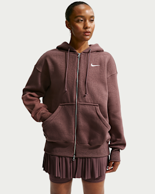 Женское худи Nike Sportswear Phoenix Fleece Oversized Full-Zip Hoodie