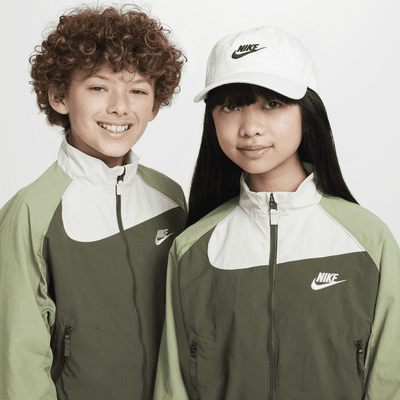 Nike Sportswear Amplify 大童梭織全長式拉鍊外套