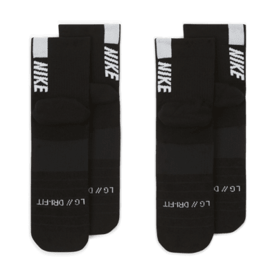 Chaussettes de chevilles de running mixtes Nike Multiplier (2 paires)