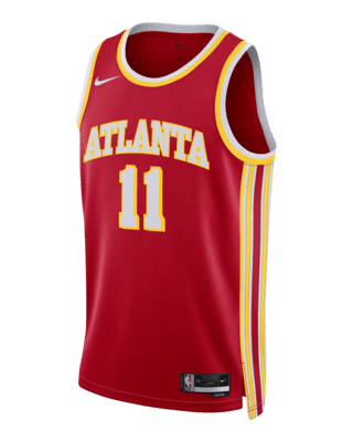 Custom 00 2022-23 Atlanta Hawks Gold Earned Edition Jersey - Bluefink