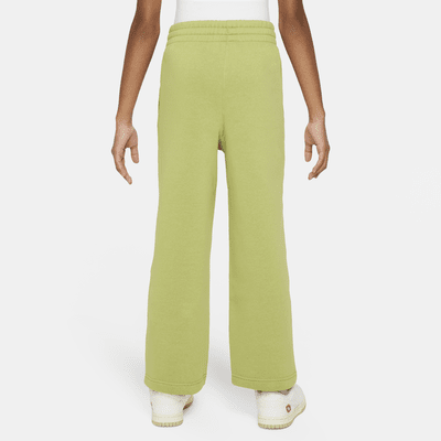 Nike Sportswear Club Fleece Big Kids' (Girls') Wide-Leg Pants