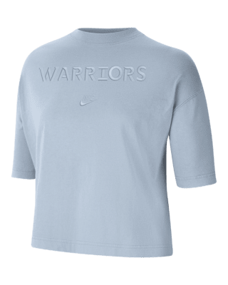 Женская футболка Golden State Warriors Courtside Essential Nike NBA Boxy