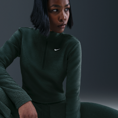 Nike Sportswear Phoenix Plush Women's Slim Long-Sleeve Cozy Fleece 1/2-Zip Top