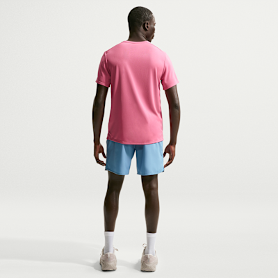 Playera de correr de manga corta Dri-FIT UV para hombre Nike Miler