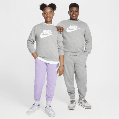 Nike Sportswear Club Fleece Big Kids' Sweatshirt (Extended Size)