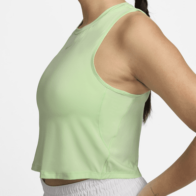 Camiseta de tirantes Dri-FIT cropped para mujer Nike One Classic