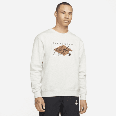 Jordan Statement Essentials Men's Fleece Crew Sweatshirt. Nike CA
