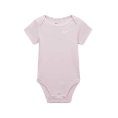 Nike Mini Me Baby (0-9M) 3-Pack Bodysuits.