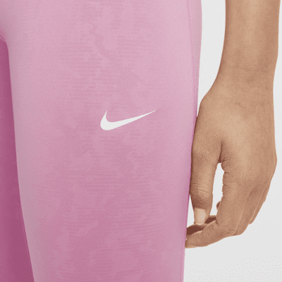 Nike Pro Girls' Dri-FIT Mid-Rise Leggings