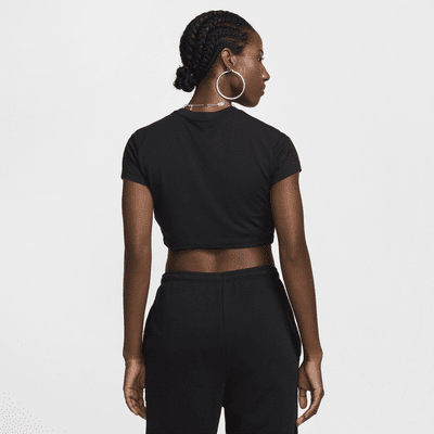 Nike Sportswear Chill Knit Women's Slim Cropped Tee. Nike AU