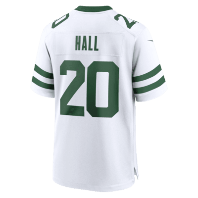 Jersey de fútbol americano Nike de la NFL Game para hombre Breece Hall New York Jets