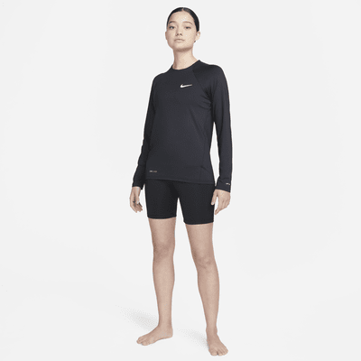 Camiseta Hydroguard de natación de manga larga para mujer Nike Essential