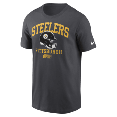 Pittsburgh Steelers Helmet Essential Men's Nike NFL T-Shirt