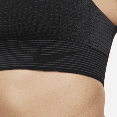 Nike Swoosh Flyknit ungepolsterter Sport-BH mit starkem Halt für Damen