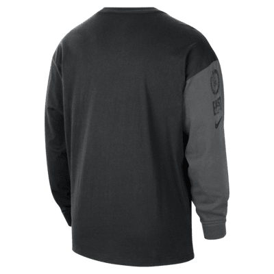 Boston Celtics Polo Shirt Mens XL Black Nike NBA Hemp Cotton Embroidered