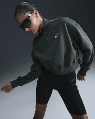 Женский свитшот Nike Sportswear Phoenix Fleece 1/2-Zip Cropped