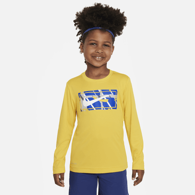 Nike "All Day Play" Long Sleeve Tee Little Kids Dri-FIT T-Shirt