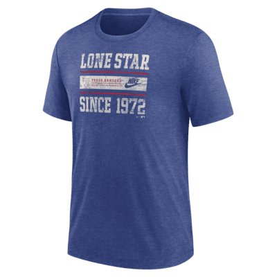 Texas Rangers Cooperstown Local Stack Men's Nike MLB T-Shirt