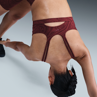 Bra deportivo estampado de baja sujeción con almohadillas para mujer Nike Zenvy