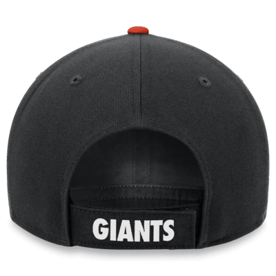 Men's Nike Black/Orange San Francisco Giants Classic99 Colorblock  Performance Snapback Hat 