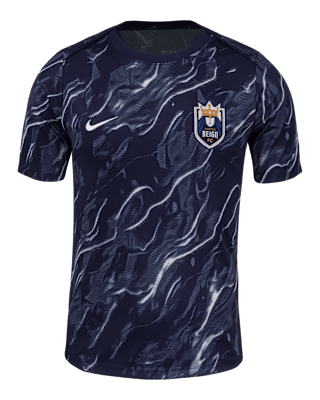 Мужские шорты Seattle Reign 2025 Nike NWSL Short-Sleeve Pre-Match Top