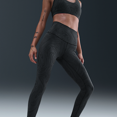 Nike Zenvy Women's Gentle-Support High-Waisted 7/8 Printed Leggings