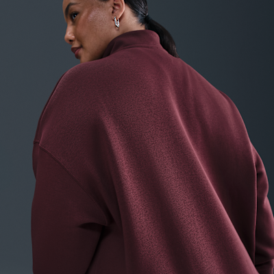 Nike Sportswear Phoenix Fleece Women's Over-Oversized 1/4-Zip (Plus Size)