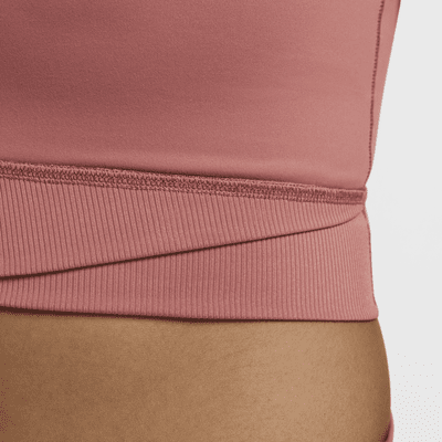 Bra deportivo de baja sujeción con forro ligero y cuello alto para mujer Nike One Twist