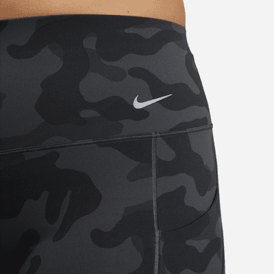 Nike Universa Women's Medium-Support High-Waisted 7/8 Camo Leggings with Pockets