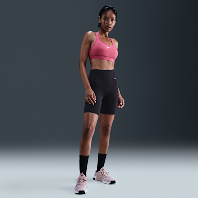 Bra deportivo con almohadillas para mujer Nike Swoosh Medium Support