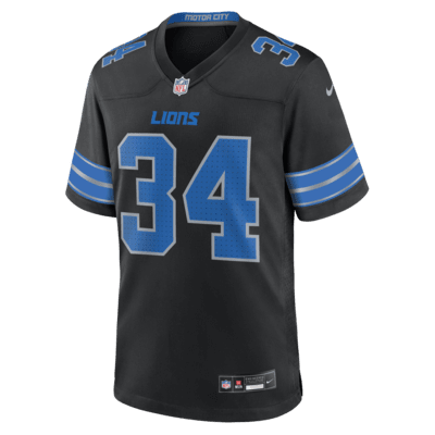 Jersey de fútbol americano Nike de la NFL Game para hombre Alex Anzalone Detroit Lions