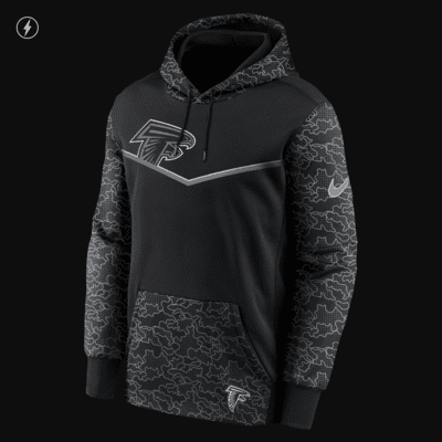 Nike Therma RFLCTV Logo (NFL Atlanta Falcons) Men's Pullover Hoodie