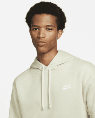 nike club hoodie mint